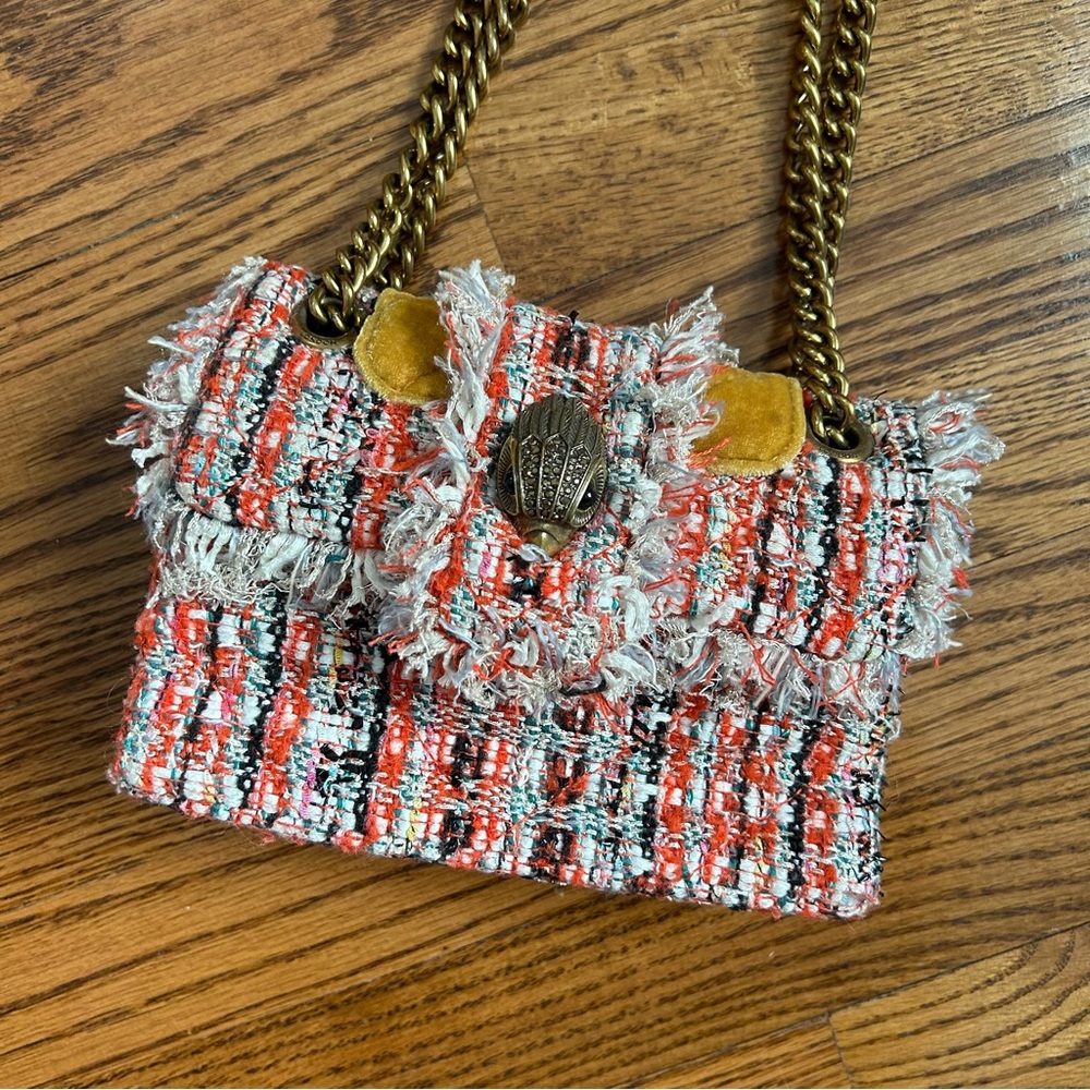 Kurt Geiger Mini Kensington Tweed purse